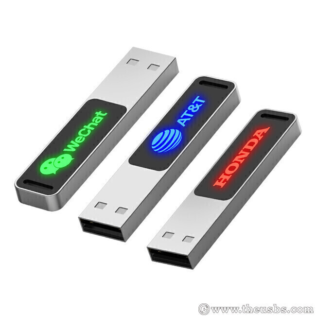 Mini metal LED USB